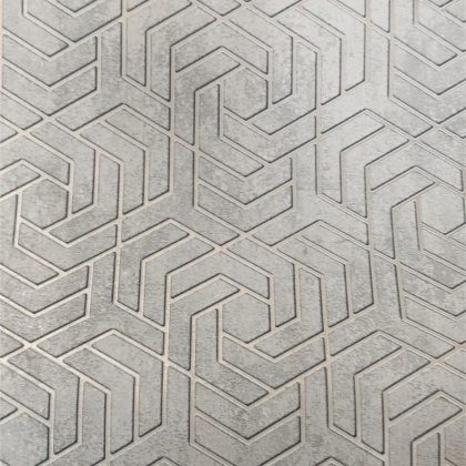 PAPEL LAVABLE GEO GRIS